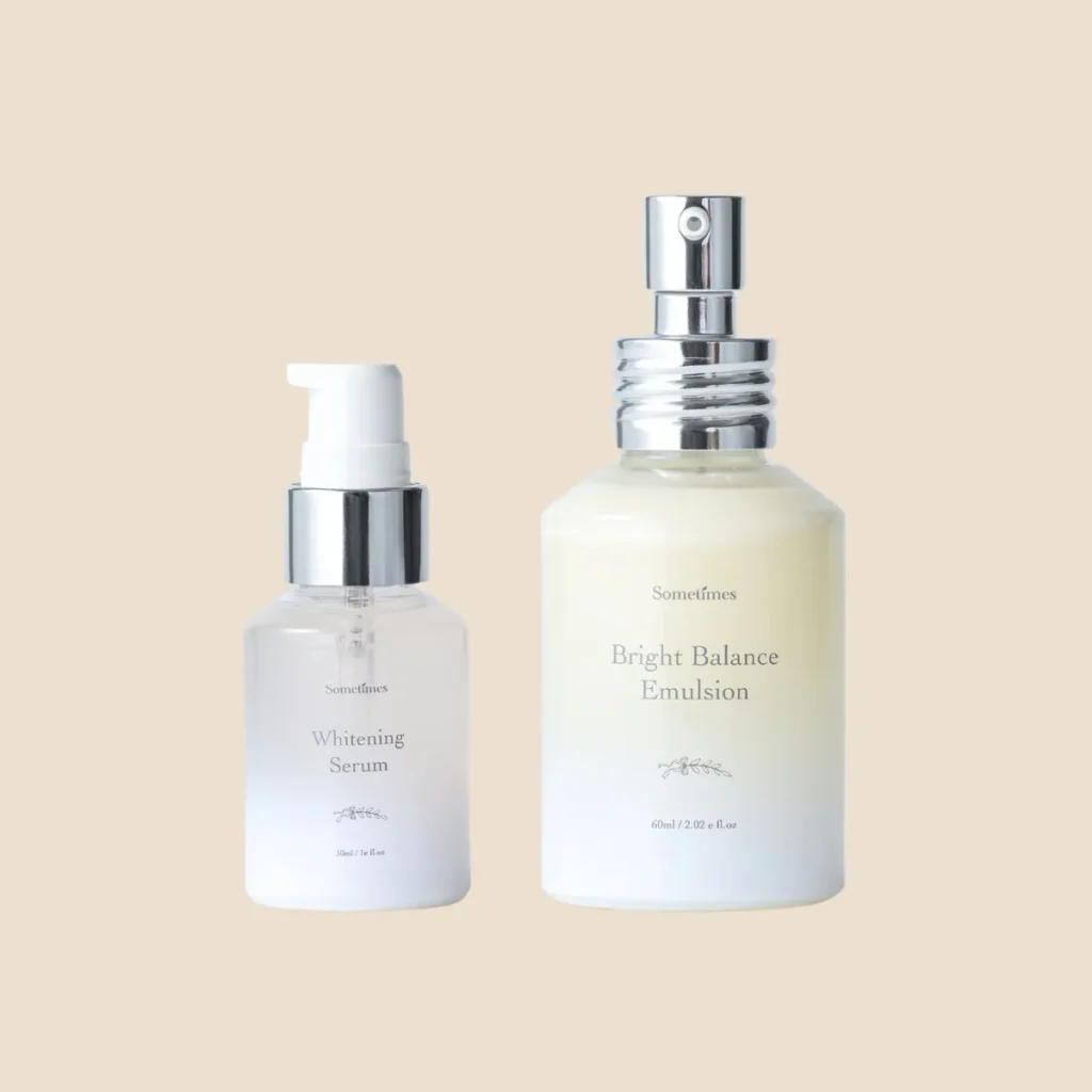 sometimes 勻亮保濕雙效組 敏感肌亮白 有效改善暗沈乾燥 乳液精華液推薦 商品主首圖