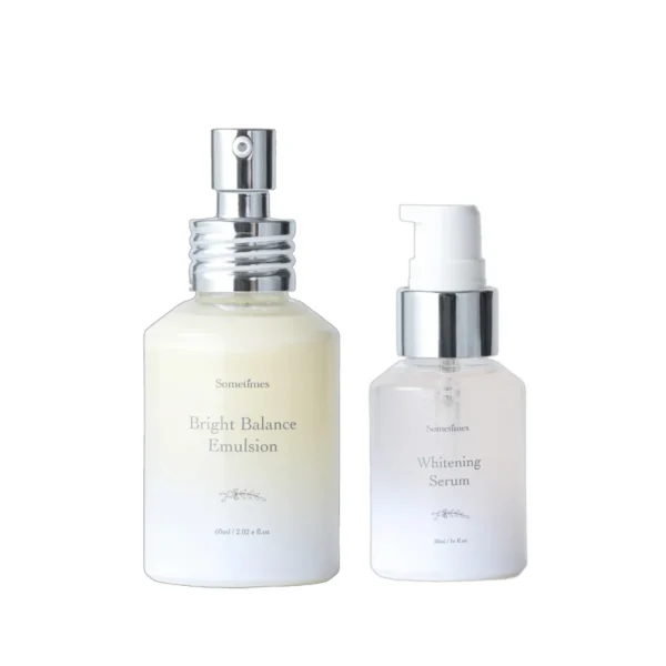 sometimes-serum-emulsion-radiance-duo-landing-page-BW-1 sometimes 勻亮保濕雙效組 敏感肌亮白 有效改善暗沈乾燥 乳液精華液推薦 商品主首圖