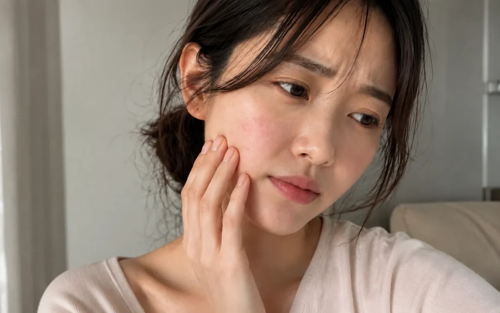 換季敏感肌保養 部落格文章 肌膚困擾特寫 台灣品牌 sometimes 屏障修復 泛紅困擾表情圖